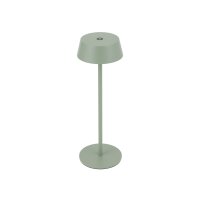 LED Akku Tischlampe Alu Grün 10 h IP54 3000 K H:32 cm