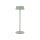 LED Akku Tischlampe Alu Grün 10 h IP54 3000 K H:32 cm