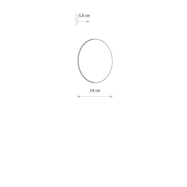 LED Wandlampe Außen Terrakotta IP54 3000 K B:24 cm