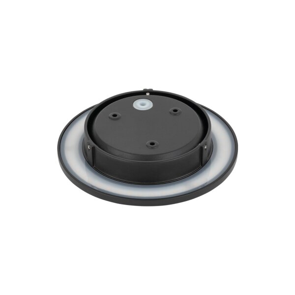 LED Wandleuchte Schwarz Aluminium IP54 3000 K B:18 cm