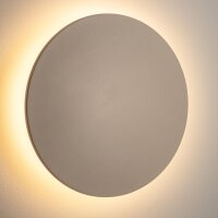 LED Außenwandlampe Beige IP54 3000 K B:30 cm Aluminium