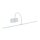 LED Bilderlampe Aluminium Weiß 3000 K 59 cm lang
