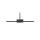 LED Bilderlampe Aluminium Schwarz 3000 K 45 cm lang