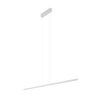 LED Hängelampe Alu Stahl Weiß 3000 K 150 cm lang
