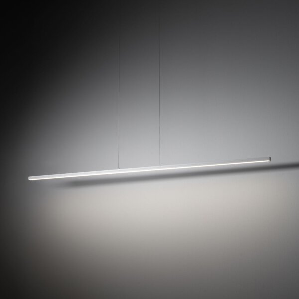LED Pendelleuchte Aluminium Stahl Weiß 150 cm 4000 K
