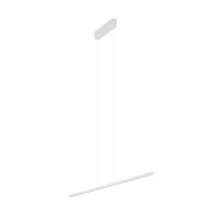 LED Hängelampe Aluminium Stahl Weiß 3000 K...