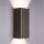 Up Down Wandlampe Stahl Graphit GU10 B:11 cm Modern