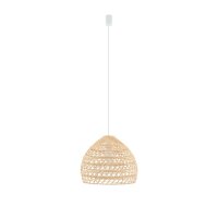 Skandinavische Hängelampe Rattan Natur E27 L:30 cm