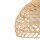 Skandinavische Hängelampe Rattan Natur E27 L:30 cm