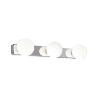 Wandlampe Glas Stahl Chrom G9 B:40 cm blendarm