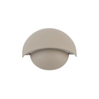 LED Wandleuchte Außen Beige Alu IP54 3000 K B:18 cm