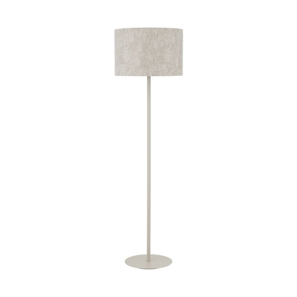 Stehlampe Stoff Seidengrau E27 H:163 cm blendarm