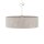 Hängelampe Seidengrau Stoff E27 rund Ø65 cm Modern