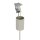 Hängelampe Seidengrau Stoff E27 rund Ø65 cm Modern