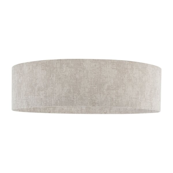 Deckenleuchte Stoff Beige E27 B:65 cm rund Modern
