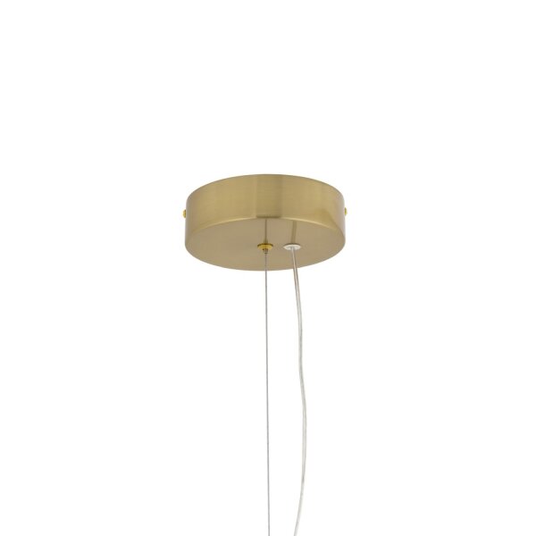 LED Pendelleuchte Keramik Glas Braun 3000 K L:71 cm