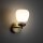 LED Wandleuchte Keramik Glas Braun 3000 K rund B:25 cm