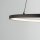 LED Hängelampe Stahl Schwarz 3000 K rund L:60 cm