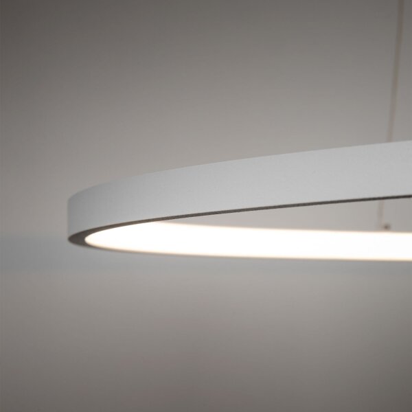 LED Pendelleuchte Weiß 3000 K rund L:60 cm Modern