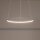 LED Pendelleuchte Weiß 3000 K rund L:60 cm Modern