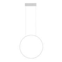 LED Hängeleuchte Stahl Weiß 3000 K rund L:60 cm
