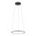 LED Pendelleuchte Stahl Schwarz 4000 K rund L:45 cm