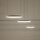 LED Pendelleuchte Schwarz Stahl 3000 K L:125 cm