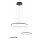 LED Pendelleuchte Schwarz Stahl 3000 K L:125 cm