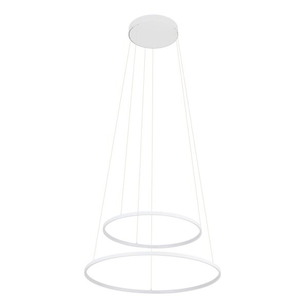 LED Hängeleuchte Weiß Stahl 3000 K L:60 cm Modern