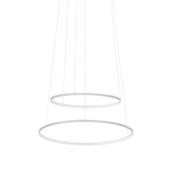 LED Hängeleuchte Weiß Stahl 3000 K L:60 cm Modern
