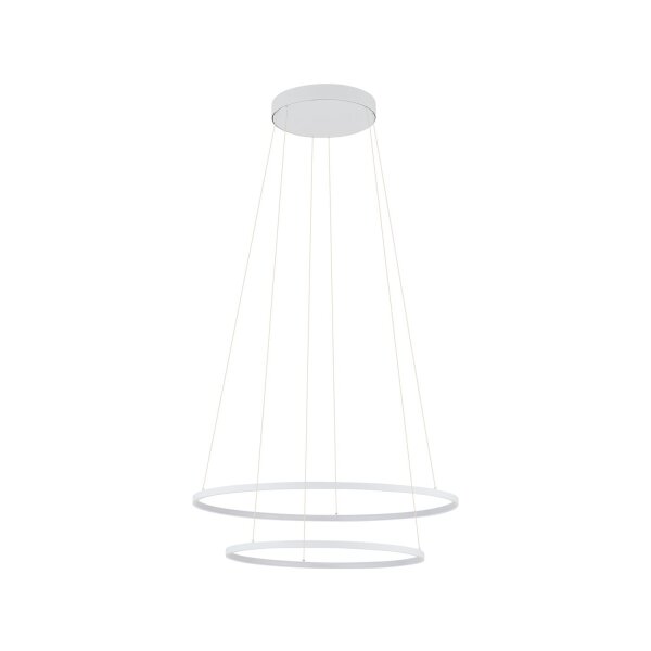 LED Hängeleuchte Weiß Stahl 3000 K L:60 cm Modern