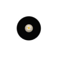 LED Deckenleuchte Schwarz 3000 K B:16 cm rund Modern