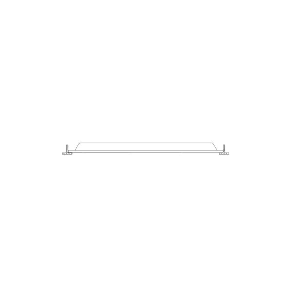 LED Deckenleuchte Weiß 4000 K B:59 cm blendarm Modern