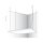 LED Deckenleuchte Weiß 4000 K B:59 cm blendarm Modern