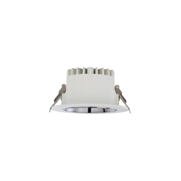 LED Einbauspot Weiß Chrom 4000 K B:12 cm akzentuiert