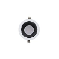 LED Einbaustrahler Weiß Chrom 3000 K rund B:12 cm