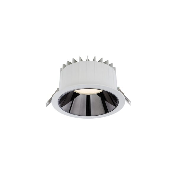 LED Einbaustrahler Weiß Chrom 4000 K rund B:22 cm