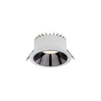 LED Einbaustrahler Weiß Chrom 4000 K rund B:22 cm