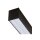 LED Deckenlampe Aluminium Schwarz 3000 K L:121 cm