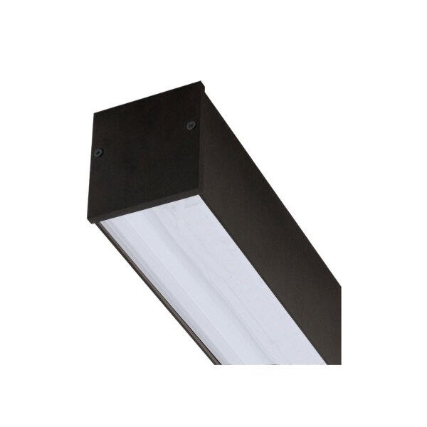 LED Deckenlampe Aluminium Schwarz 3000 K L:151 cm