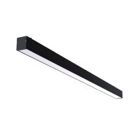 LED Deckenleuchte Aluminium Schwarz 4000 K L:151 cm