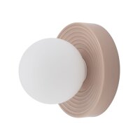 Wandlampe Keramik Grau Glas G9 B:22 cm blendarm Modern