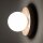 Wandlampe Keramik Grau Glas G9 B:22 cm blendarm Modern