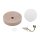 Wandlampe Keramik Grau Glas G9 B:22 cm blendarm Modern