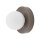 Wandlampe Keramik Braun Glas G9 B:22 cm blendarm Modern