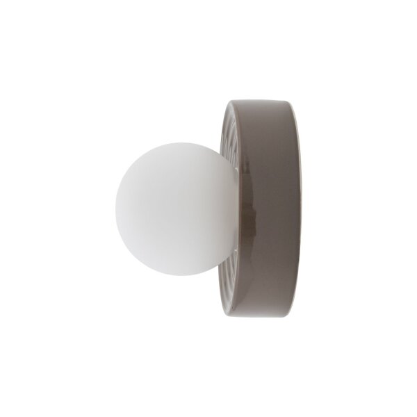 Wandlampe Keramik Braun Glas G9 B:16 cm blendarm