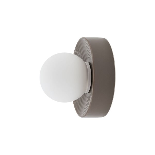 Wandlampe Keramik Braun Glas G9 B:16 cm blendarm