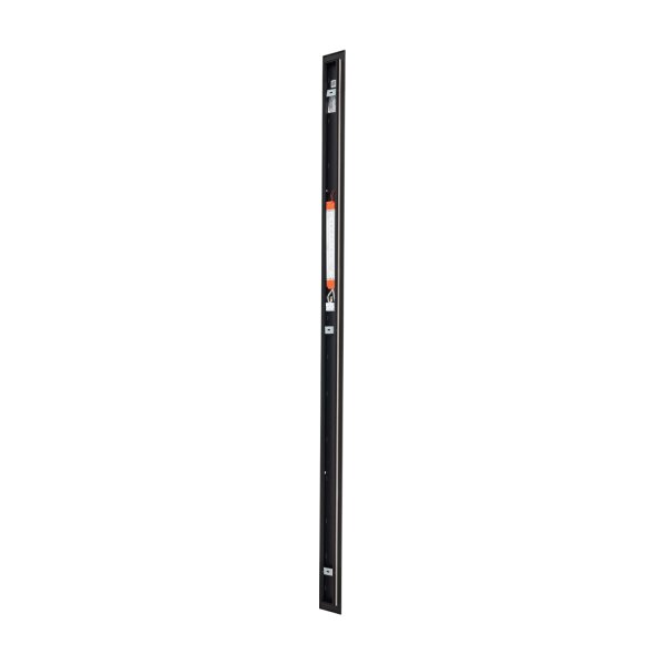 LED Wandleuchte Stahl Schwarz 3000 K H:160 cm indirekt