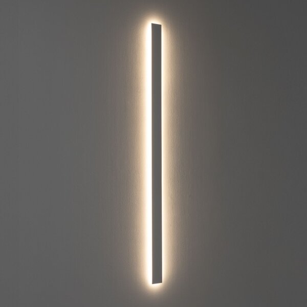 LED Wandlampe Stahl Weiß 3000 K H:160 cm indirekt