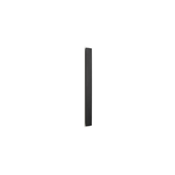LED Wandlampe Stahl Schwarz 3000 K H:78 cm indirekt